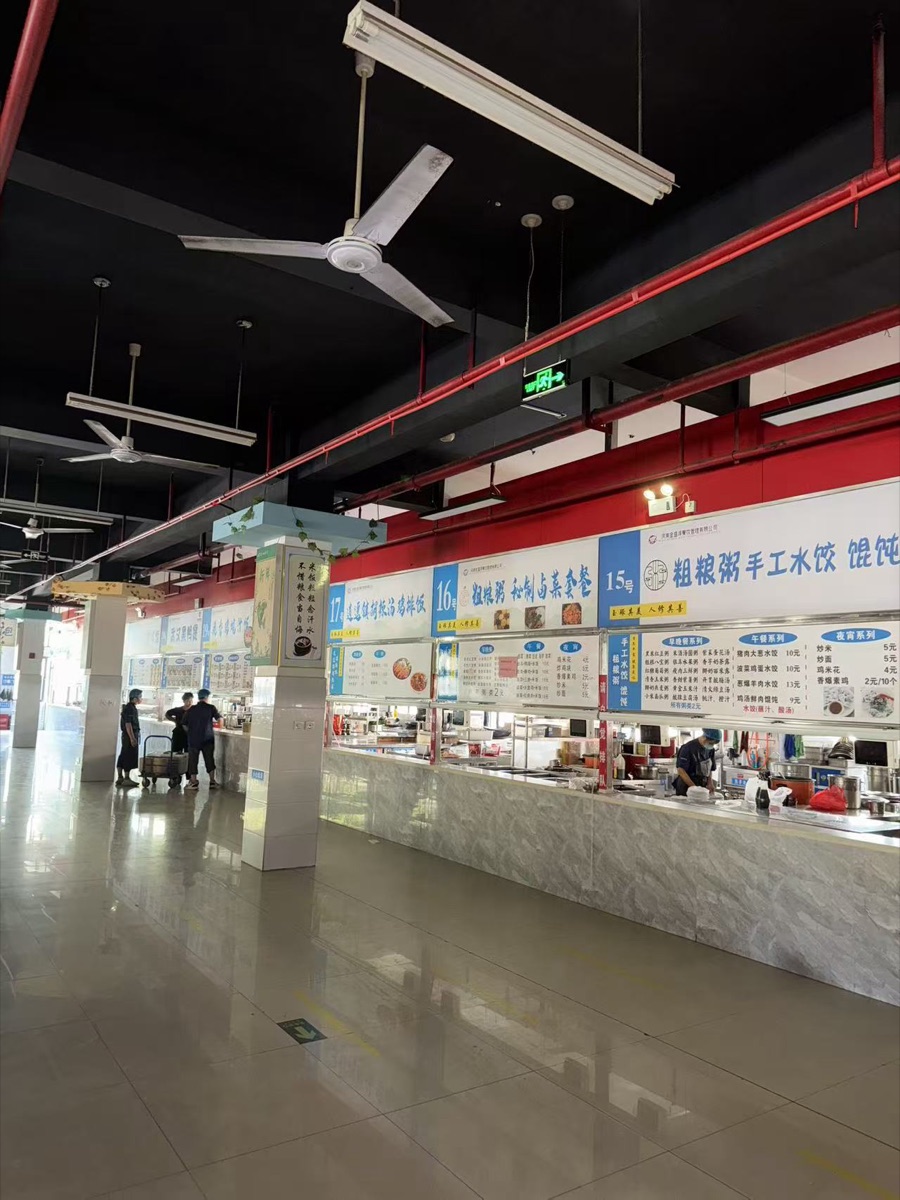 校园食堂餐饮窗口